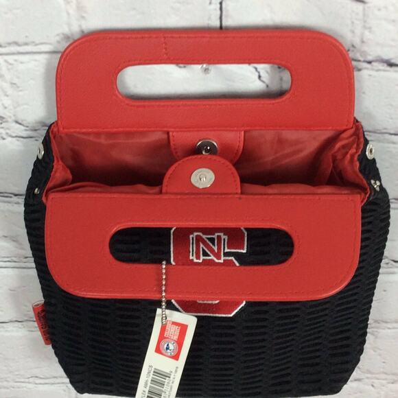 Alan Stuart New York NCAA NC State Wolfpack Mesh Handbag Gameday School Spirit - Picture 2 of 8